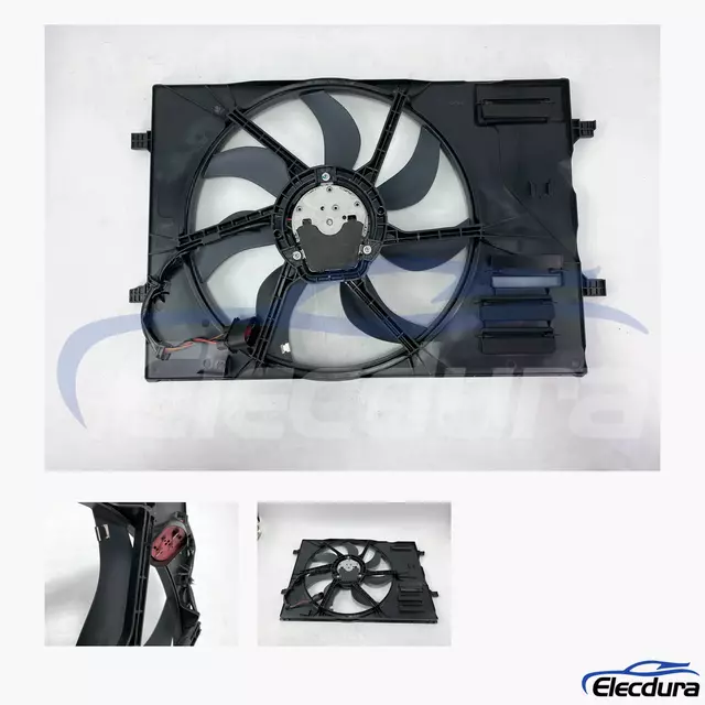 فولكس واجن جولف / جولف GTI / جولف R / Alltrack / SportWagen / e-Golf مجموعة مروحة تبريد المبرد 5Q0121205AL ل...