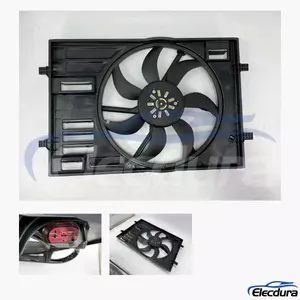 Volkswagen Golf / Golf GTI / Golf R / Alltrack / SportWagen / e-Golf Bezkomut&aacute;torov&aacute; sestava ventil&aacute;toru chladiče...