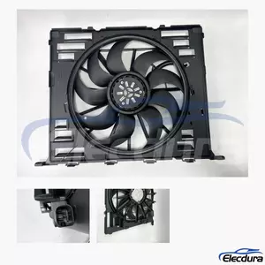 17427953401 BMW Brushless Radiator Cooling Fan Assembly aftermarket wholesale replacement
