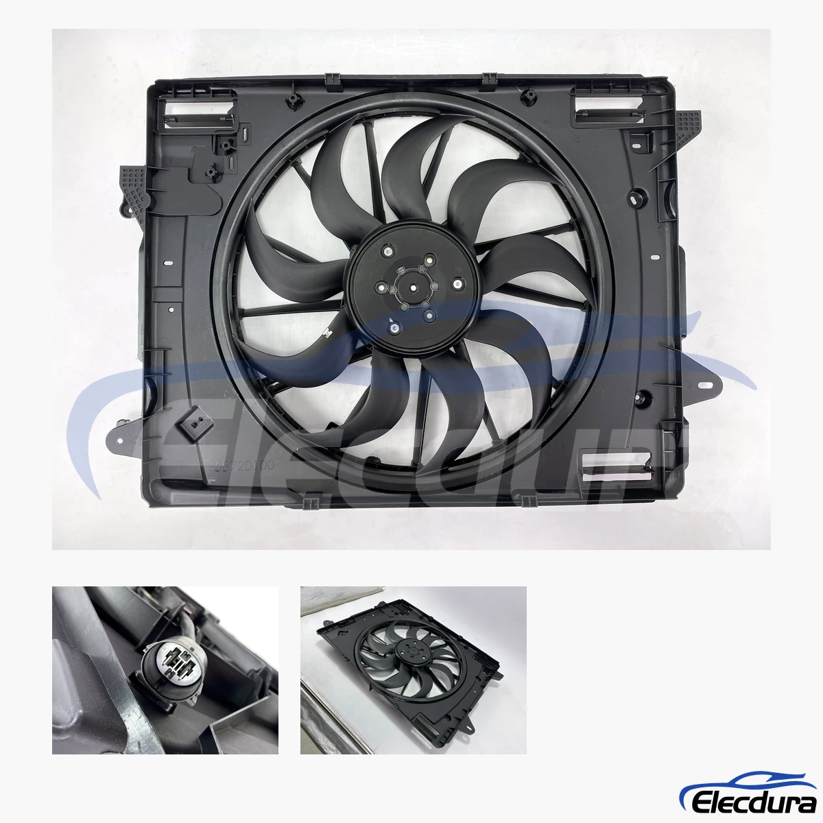 Ford Escape Brushless Radiator Cooling Fan Assembly LX618C607BC