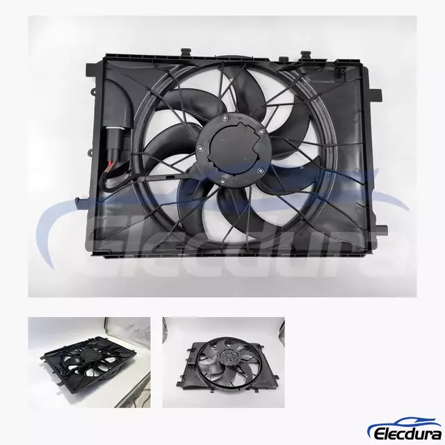 2045000293 Mercedes-Benz Dual Radiator Cooling Fan Assembly aftermarket wholesale replacement