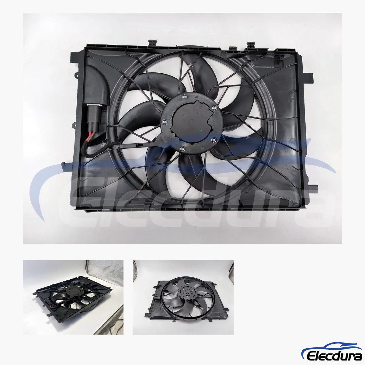 Mercedes-Benz W204 Dual Radiator Cooling Fan Assembly 2045000293