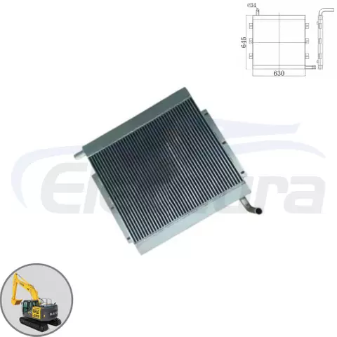 ME217146 Kato HD450-7 HD400-7 hydraulic oil cooler wholesale aftermarket replacement for distributors