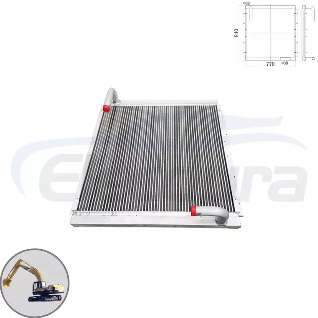 Penggantian grosir pendingin oli hidrolik 2452U384S1 Kobelco SK07N2