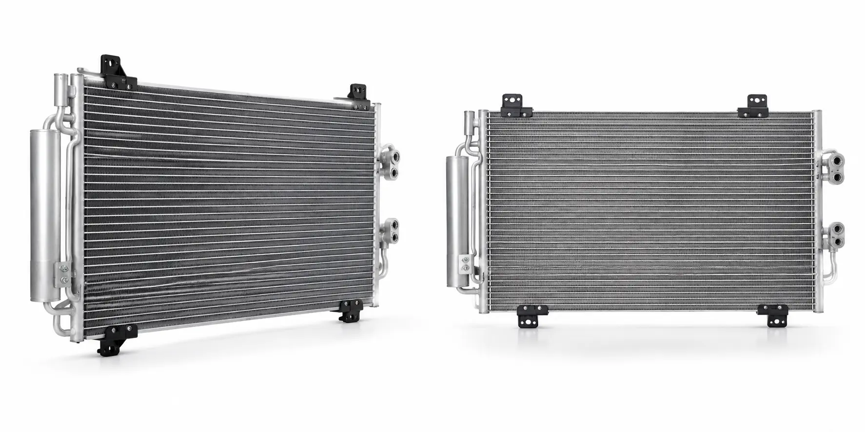 Automotive AC condensers for wholesale aftermarket supply from passenger cars to trucks