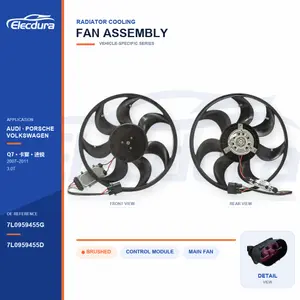Radiator Cooling Fan for Audi Q7 / Cayenne 7L0959455G Bulk Supply