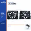 포르쉐 카이엔/투아렉 850W 7P6121203C 대량 공급용 라디에이터 냉각 팬 어셈블리