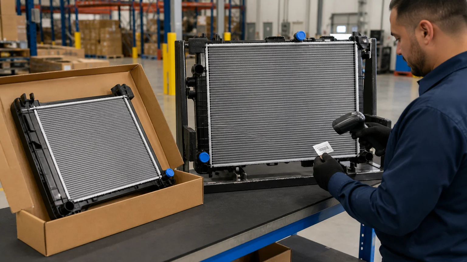 USA radiator programme receiving and traceability inspection