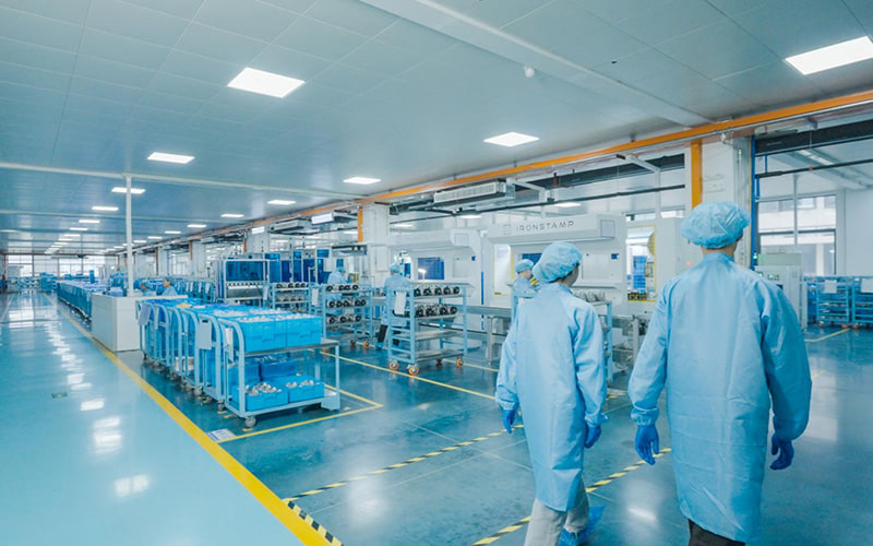 Cooling fan production process control area