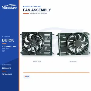 Radiator Cooling Fan Assembly for Buick GL8 26288820 Bulk Supply