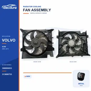 Radiator Cooling Fan Assembly for Volvo XC90 600W 306800053 Bulk Supply