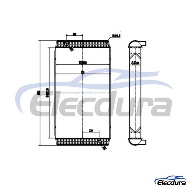 11110637 Volvo L150E L180E L220E-motor Radiateur