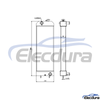 418-7953 Caterpillar E313D2 Water Tank Radiator Core