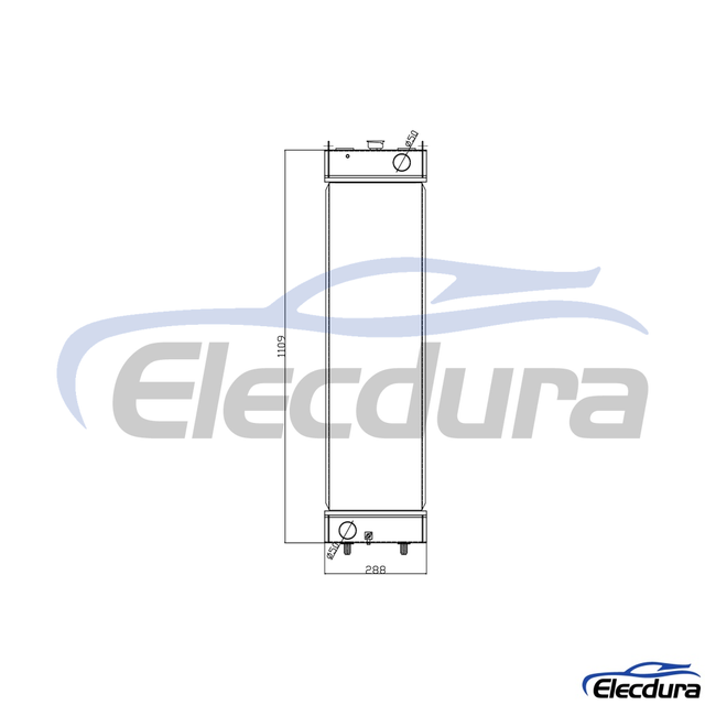 206-03-24120 Komatsu PC240-8M0 Radiator