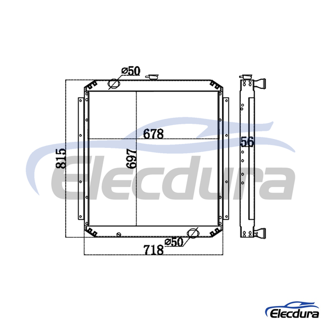 4365743 HITACHI EX120-5 Radiator