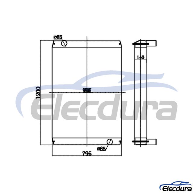417-5127 CAT 980H Radiator
