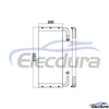 4448338 HITACHI ZX200-6 Radiator