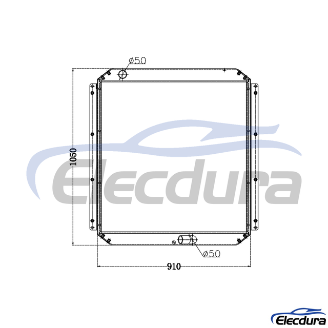14531222 VOLVO EC210B Old Version Radiator