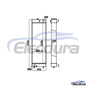LC05P00043S001 KOBELCO SK350-8 Radiator