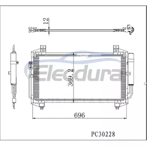 7812A608 Skraplacz klimatyzacji Mitsubishi Eclipse Cross 2022-2023