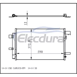73210FL100 Subaru Crosstrek 2018-2021 A/C Condenser