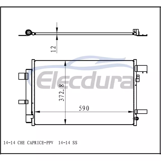 73210FL100 Subaru Crosstrek 2018-2021 A/C Condenser