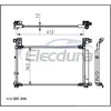 8846053140 Lexus Lex Is200t -Turbo 2016-2018 2.0L A/C Condenser 12mm Core