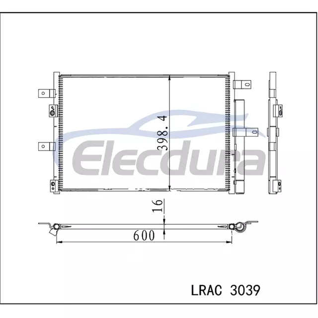8105100V5070 JAC J7 2020-present A/C Condenser