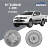 Cooling fan clutch assembly compatible with Mitsubishi L200 and L200 Outdoor 2.5 diesel models from 1997 to 2011
