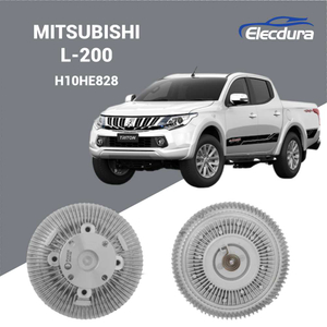 Cooling fan clutch assembly compatible with Mitsubishi L200 and L200 Outdoor 2.5 diesel models from 1997 to 2011