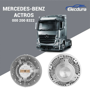 000 200 8322 Heavy duty mechanical fan clutch assembly for Mercedes-Benz Actros 2648 LS and 4148AK logistics trucks