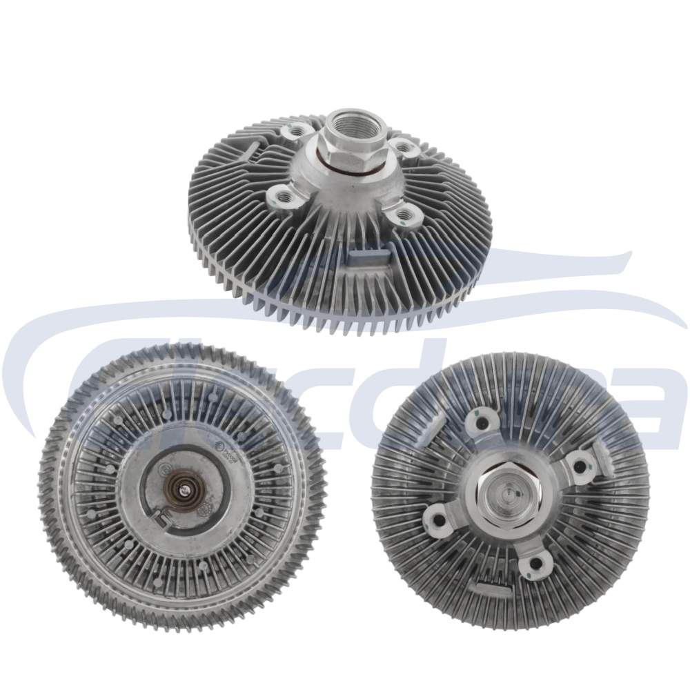 Thermal viscous fan clutch for automotive engine cooling systems, OE-equivalent aftermarket replacement