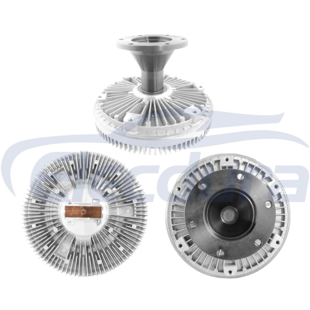 Heavy duty viscous fan clutch designed for commercial trucks, buses and high-load cooling systems