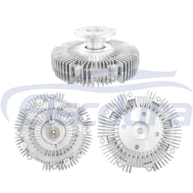 Bulk shipment of 21082EB30A fan clutch for Nissan distributors with industrial-grade vertical packaging.