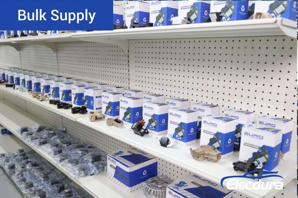 starter motor and ignition system showroom bulk auto parts supply display