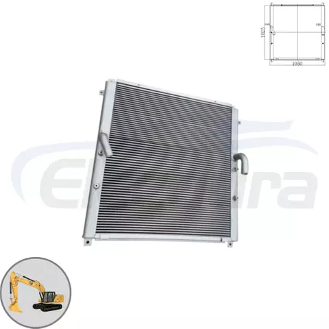 Caterpillar E330B hydraulic oil cooler 124-1763 wholesale aftermarket replacement
