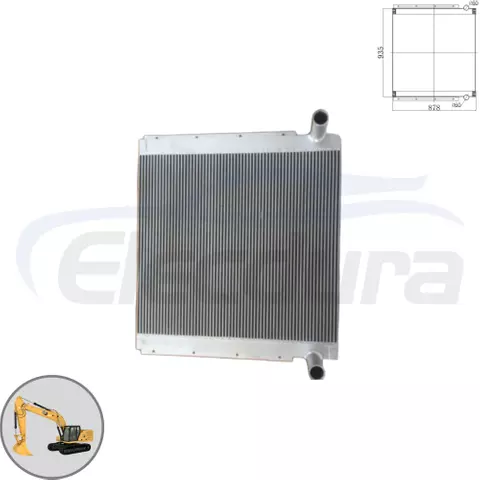 Caterpillar E330C hydraulic oil cooler 204-0971 wholesale aftermarket replacement
