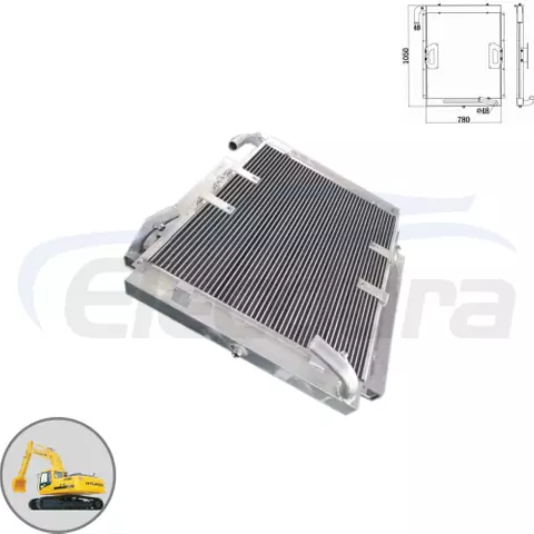 Hyundai R290LC-7 hydraulic oil cooler 11N8-40222 wholesale supplier