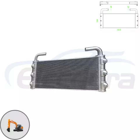4668376 Hitachi ZX160-3 hydraulic oil cooler wholesale aftermarket replacement for excavator parts distributors