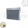 Komatsu PC220-7 hydraulic oil cooler 206-03-71120 core view for wholesale suppliers and bulk order distributors.