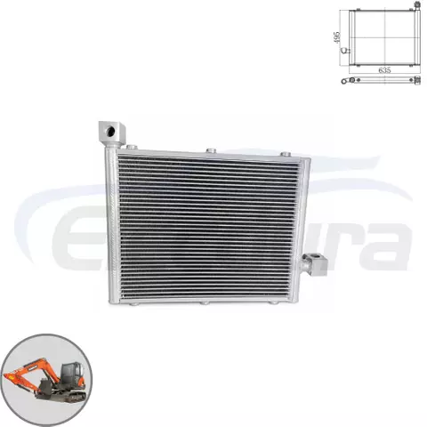 Doosan DX60 油圧オイルクーラー K9006314 卸売サプライヤー