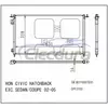 80110S5TE01 Honda Civic Exc. 2002-2005 A/C Condenser