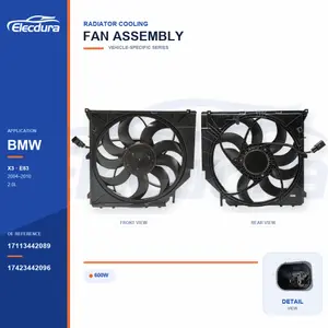 Radiator Cooling Fan Assembly for BMW E83 600W 17113442089 Bulk Supply