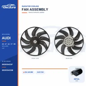 Radiator Cooling Fan for Audi A6-A7 C7 / A4-A5 8K0959455F Bulk Supply