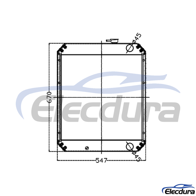201-03-72114 KOMATSU PC60-7(6D95) Chladič