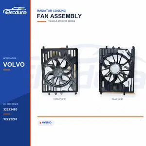 Radiator Cooling Fan Assembly for Volvo XC90 Hybrid 32222480 Bulk Supply