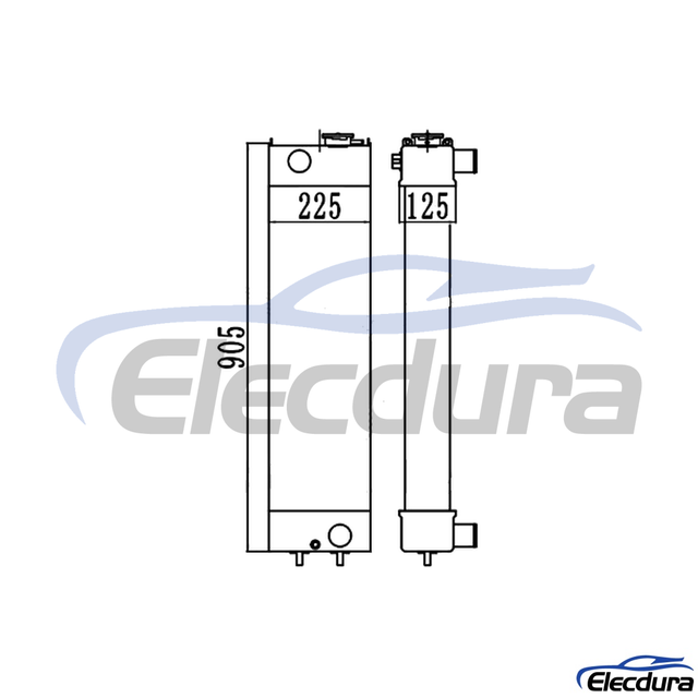 22B-03-13110 KOMATSU PC128-6 Radiateur