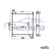 118-9953 Caterpillar 320B Radiator Core Assembly