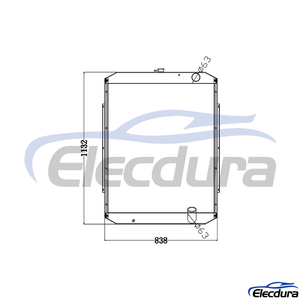 11N8-47111 Hyundai R305-7 Water Radiator Assembly