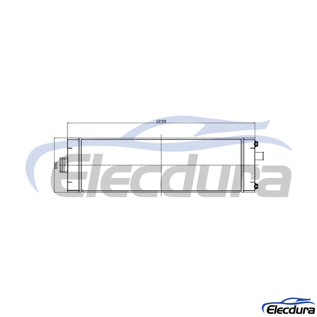 17M-03-51110 KOMATSU D275 Radiator